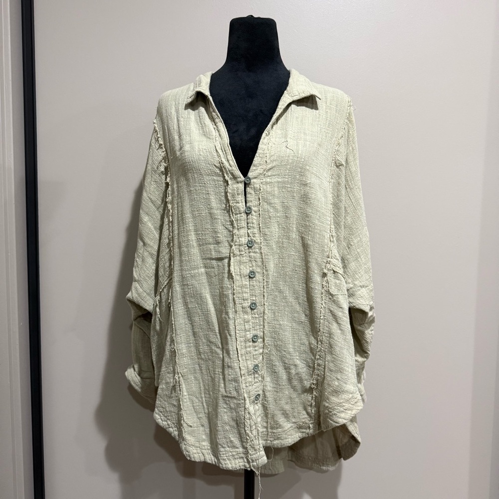 We The Free Soft Cream Button Down Shirt